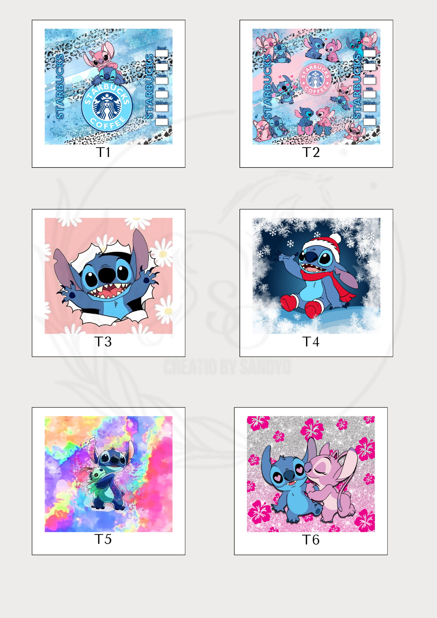T1 | STITCH | TRANSFERS DE SUBLIMACION