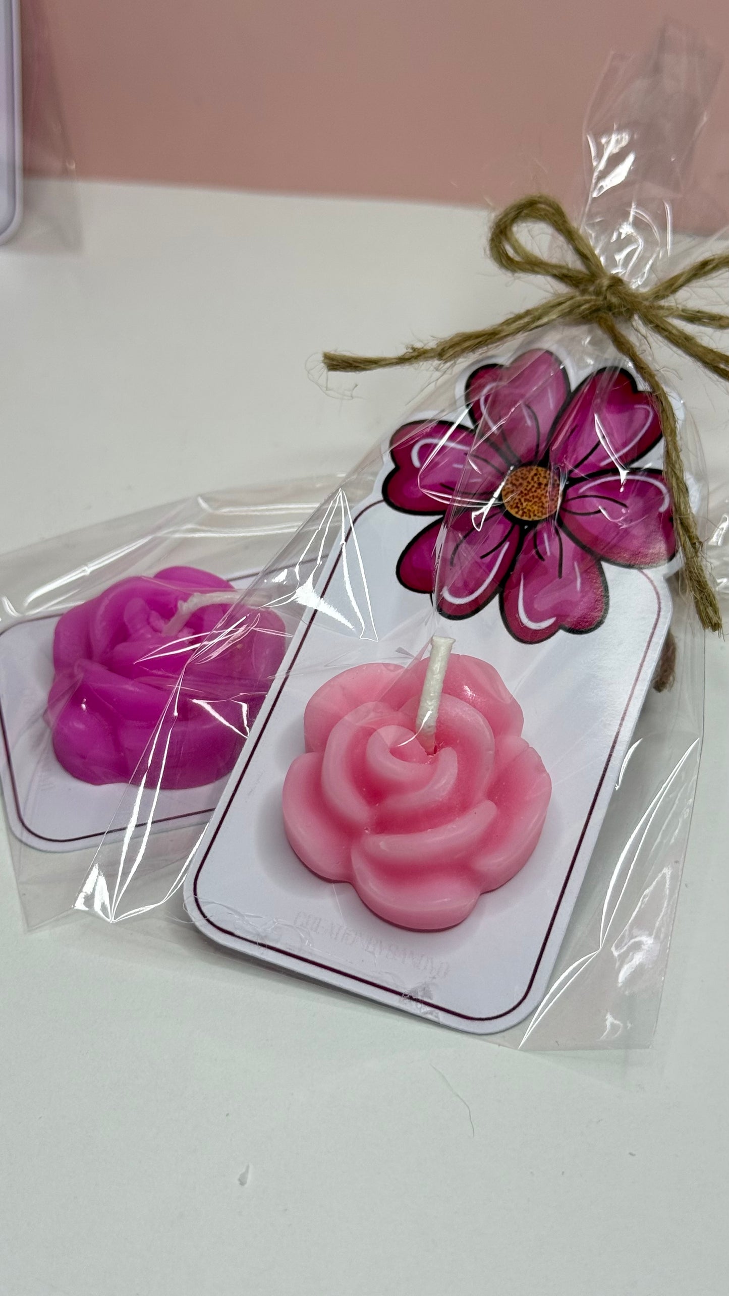 Mini Rose Candle Favors – Perfect for Party Gifts & Decoration | C4