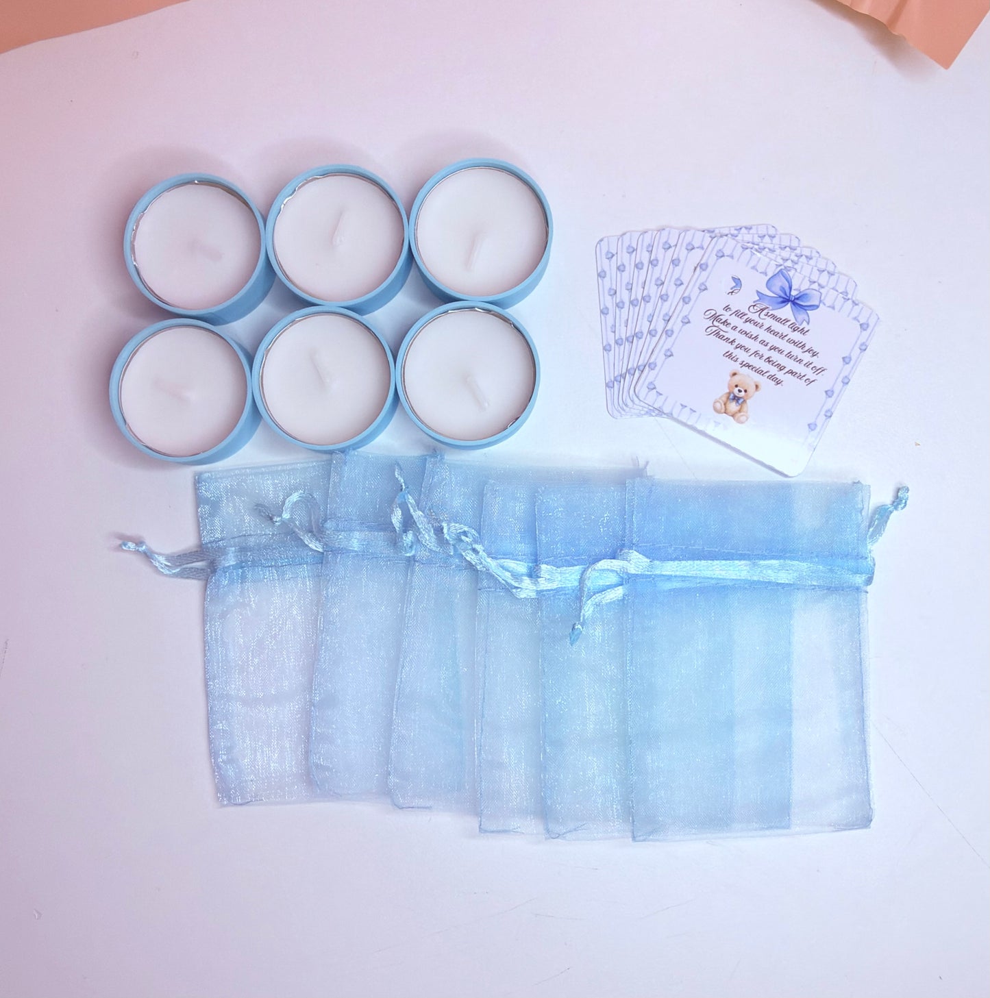 C5 - Vela Mini para Baby Shower