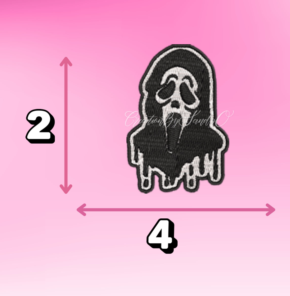 Ghost Face Drip
| X9| Patch con Adhesivo