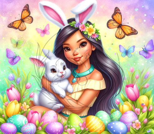 T516 Transfer Para Sublimacion | Pocahontas | Pascua