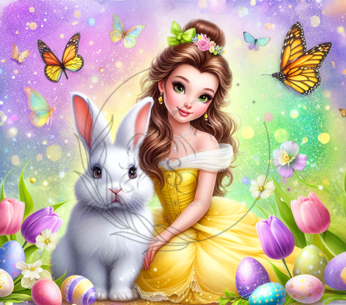 T521 Transfer Para Sublimacion | La Bella y La Bestia | Pascua