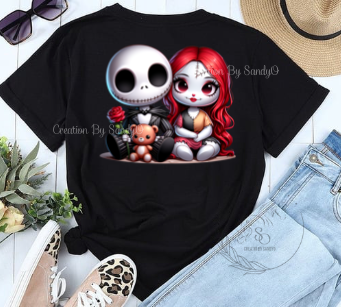 DIGITAL DOWNLOAD | PNG FILE | Jack and Sally Halloween | P60