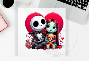 D61 DTF TRASFERS | Jack and Sally 2