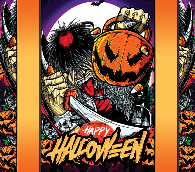T727 | Sublimation Transfers | halloween 8