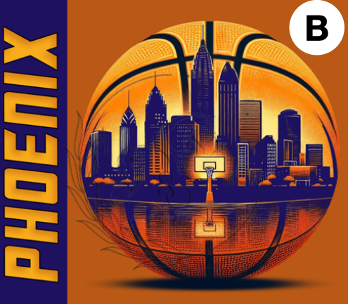 T821 | Sublimation Transfers | Phoenix Basketball