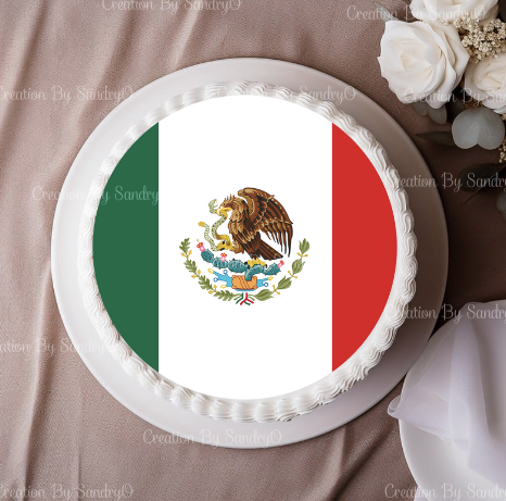 S5 | Decoración Comestible para tortas | Fiesta | Mexico