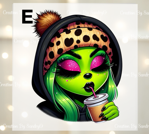 D205 DTF TRASFERS | Navidad Grinch