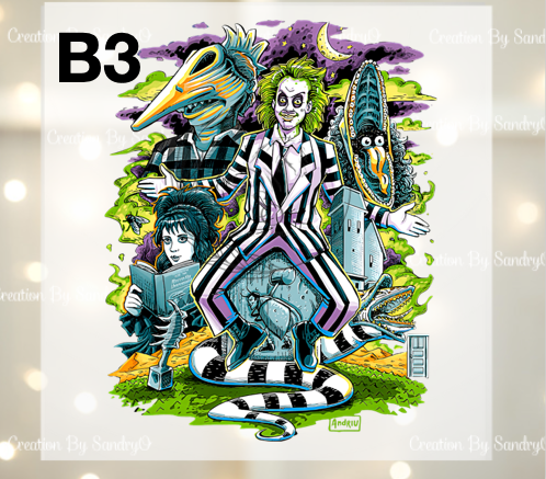 D206 DTF TRASFERS | BEETERJUICE