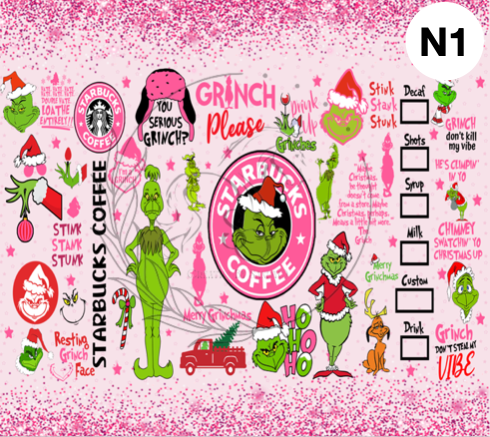 T847 | Transfers Para Sublimar | Grinch