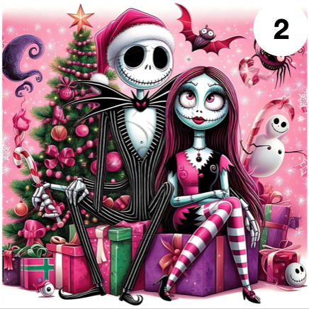 T849 | Transfers De Sublimacion | Jack and Sally