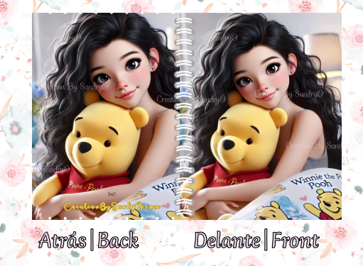 C8 | CUADERNO Y LIBRETA | Lo Mejor Para Abrazar Winnie The Pooh