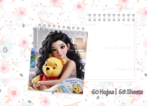 C8 | CUADERNO Y LIBRETA | Lo Mejor Para Abrazar Winnie The Pooh