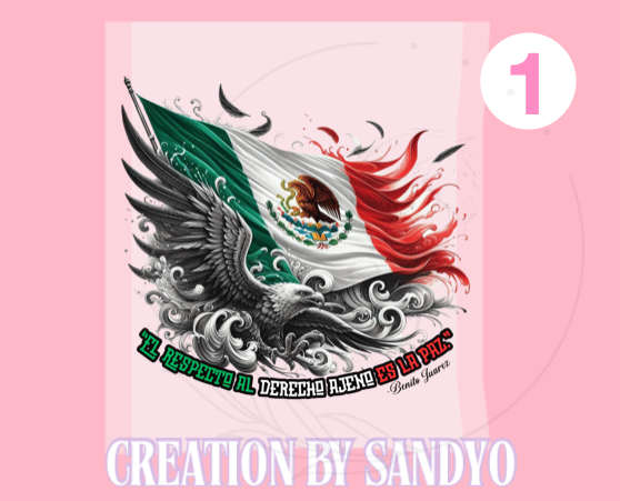 D108 | DTF TRANSFER | Mexico | Designs