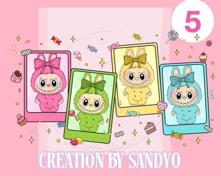 P246 | CUTE LABUBU | DIGITAL DOWNLOAD | PNG FILE