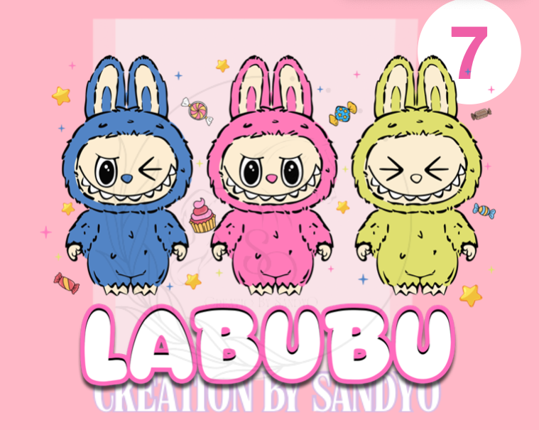 P246 | CUTE LABUBU | DIGITAL DOWNLOAD | PNG FILE