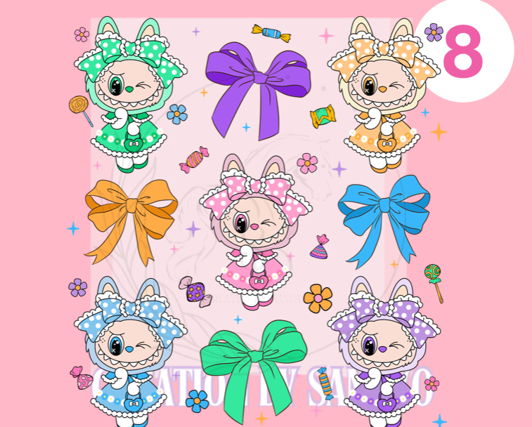 P246 | CUTE LABUBU | DIGITAL DOWNLOAD | PNG FILE