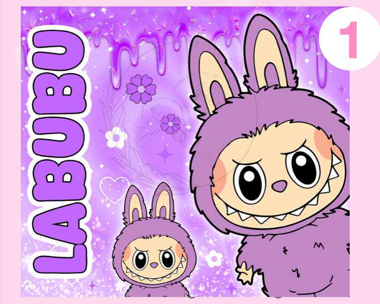 T908 TRANSFERS DE SUBLIMACION | LABUBU