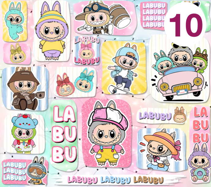 T908 TRANSFERS DE SUBLIMACION | LABUBU
