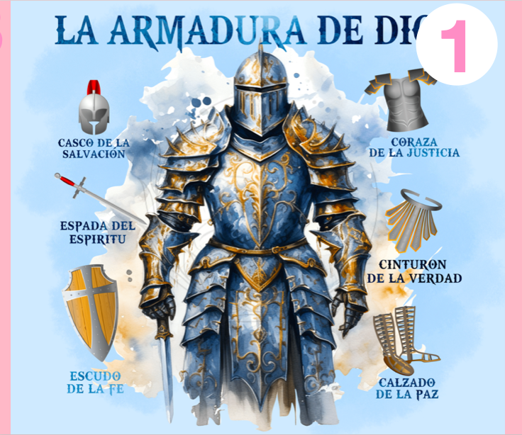 T910 | TRANSFERS DE SUBLIMACION | LA ARMADURA DE DIOS
