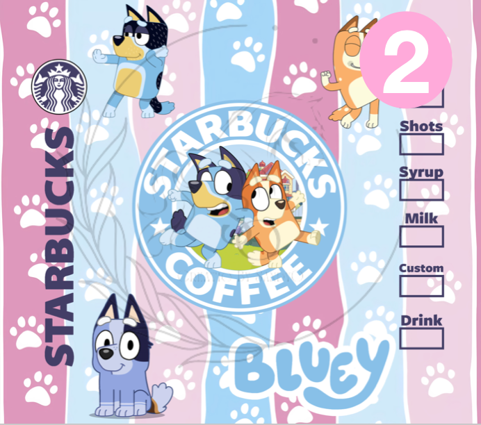 T639 | Transfers De Sublimacion | Bluey Wrap