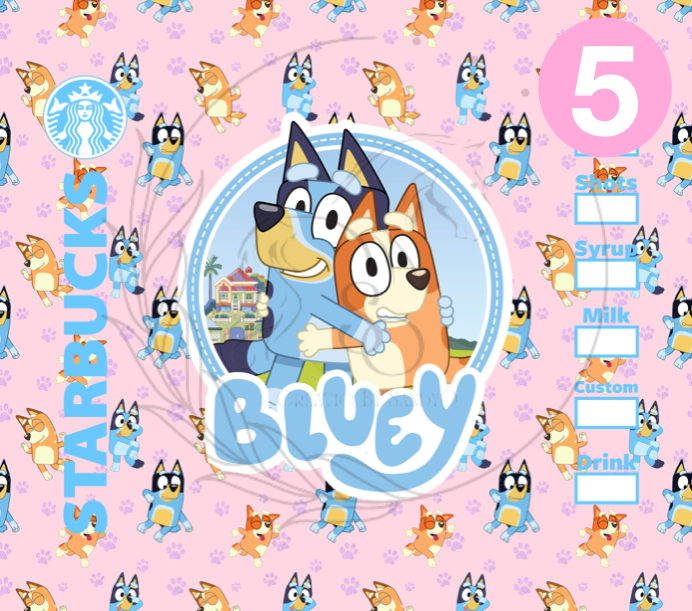 T639 | Transfers De Sublimacion | Bluey Wrap