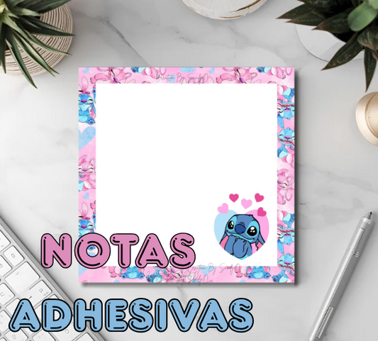 N1 Nota Adhesiva de 3X3 Pulgadas De Stitch