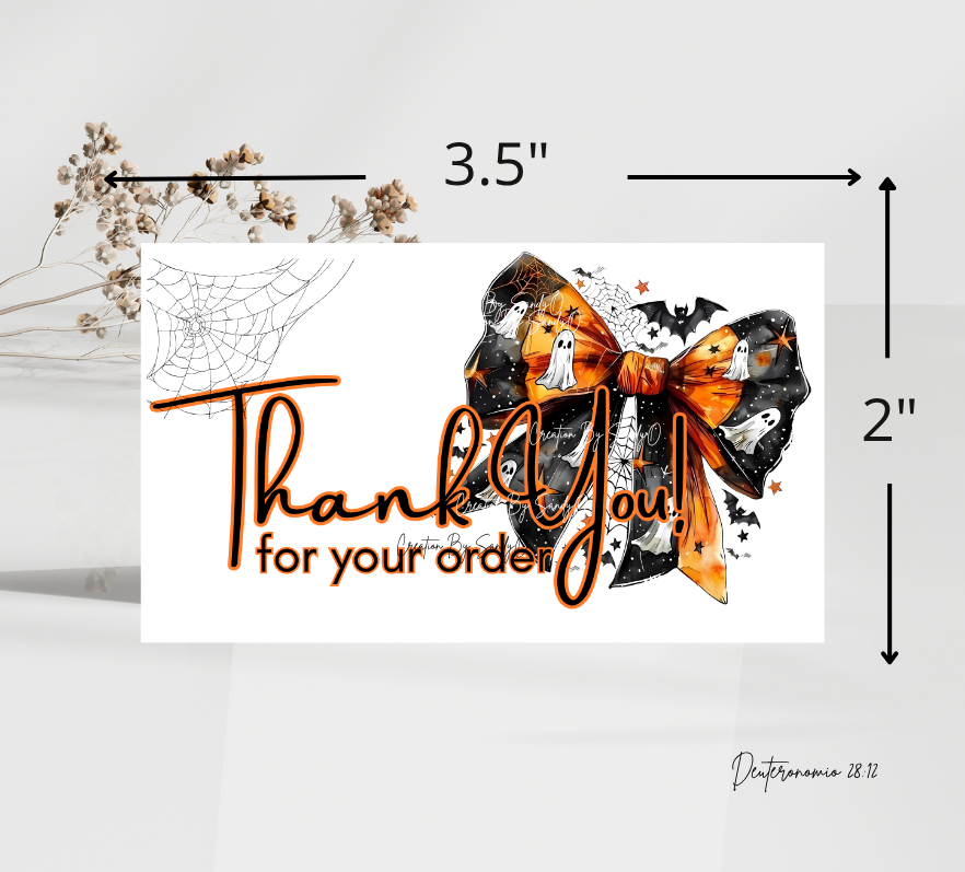 A2 | THANK YOU CARDS | HALLOWEEN