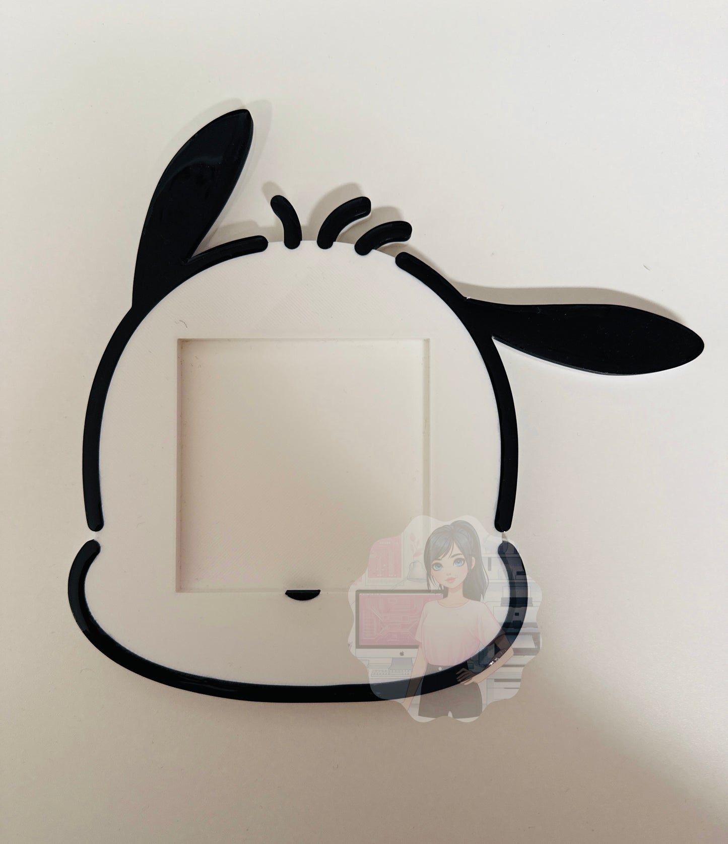 Marco decorativo 3D estilo perrito tierno para notas 3x3 | K1
