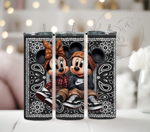 T687 | Sublimation Transfers | Minne and Mickey