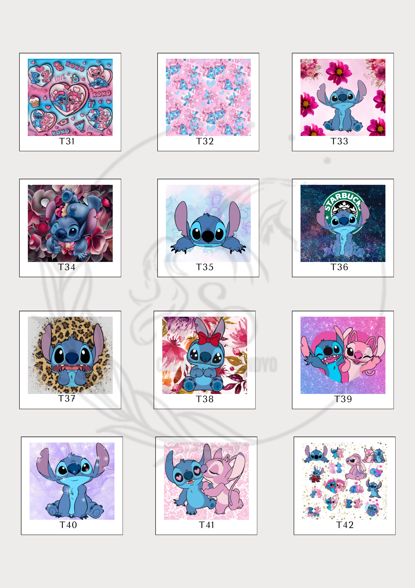 T19 | STITCH | TRANSFER DE SUBLIMACION