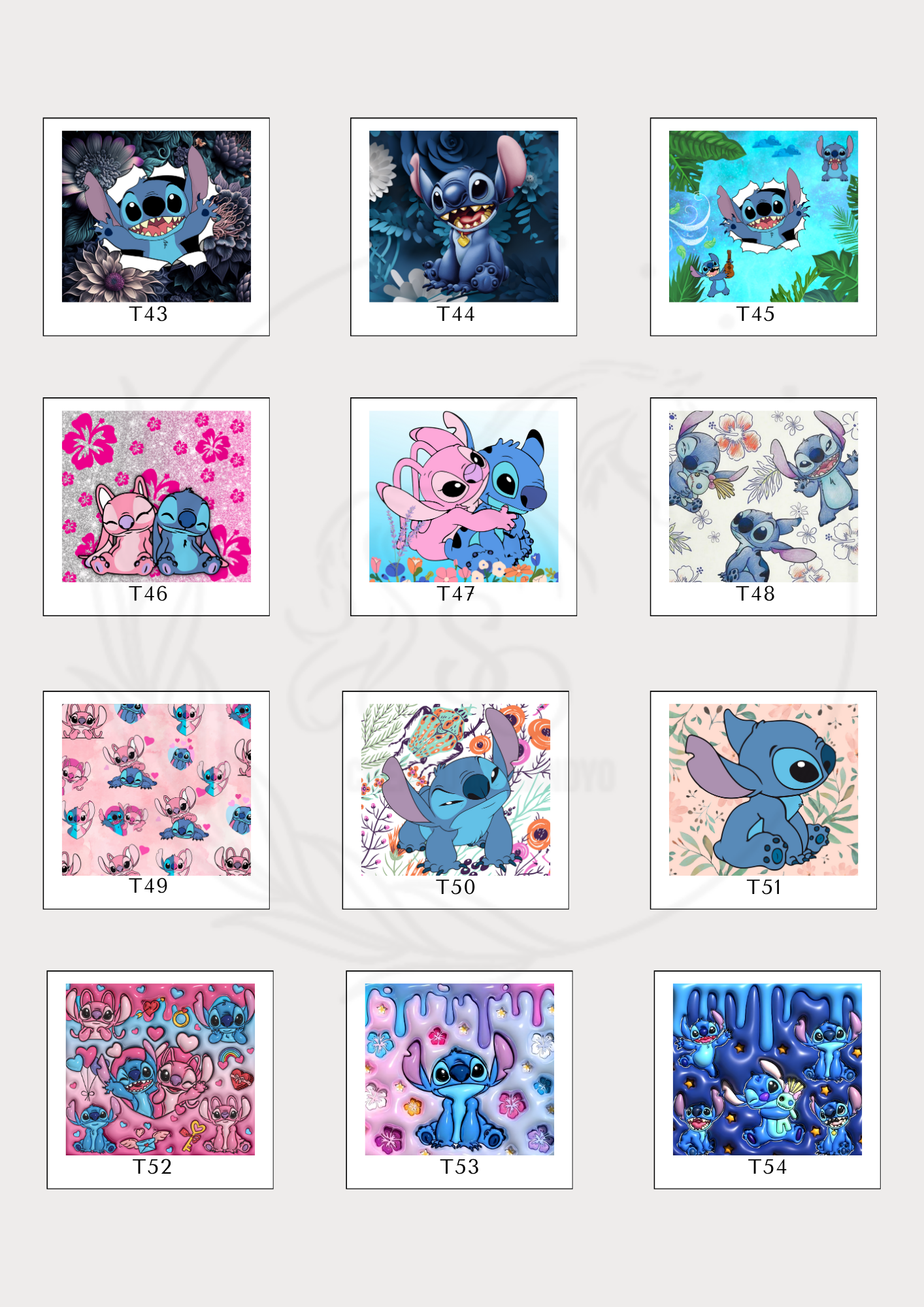 T43 | STITCH | TRANSFER DE SUBLIMACION
