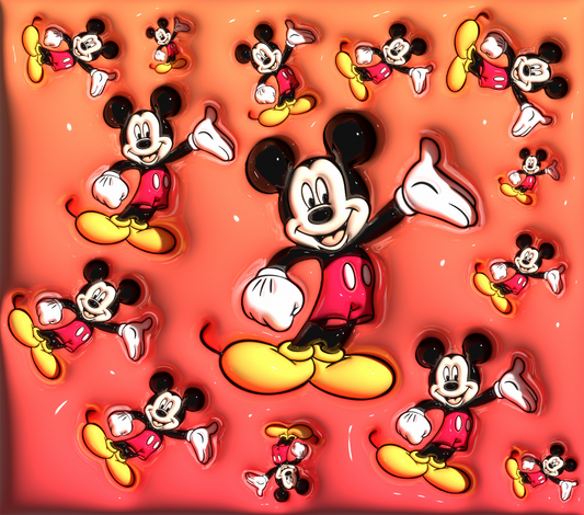 T94 | Sublimation Transfer |Puff 4 | Mickey Mouse