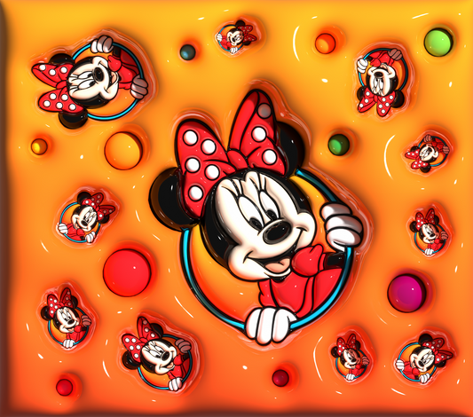T97 | Sublimation Transfer | Puff 7 | Minnie Mouse