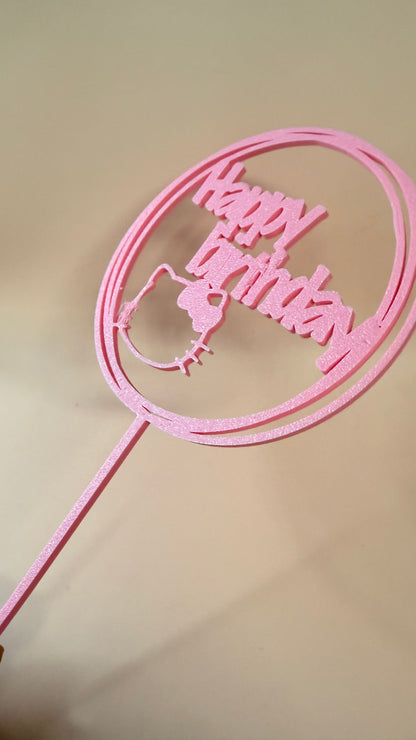 Happy Birthday hello kitty Cake Topper  | S16
