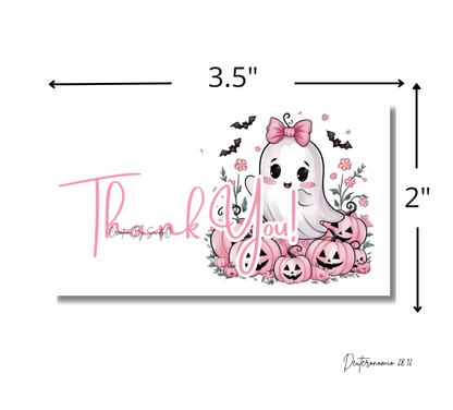 Thank You Cards | Cute Ghost | A3