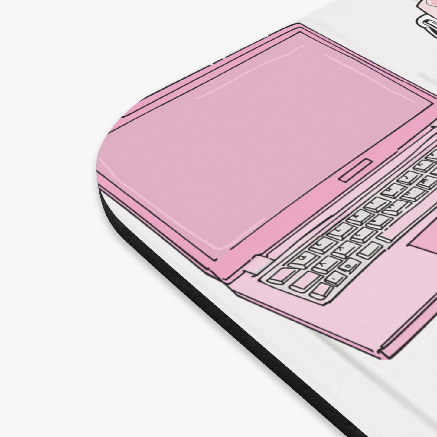 Boss Babe Pink Desk Mouse Pad — Girly Office Accessories