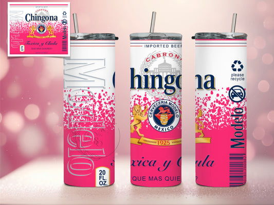 T62 Transfer de Sublimacion Chingona Rosa
