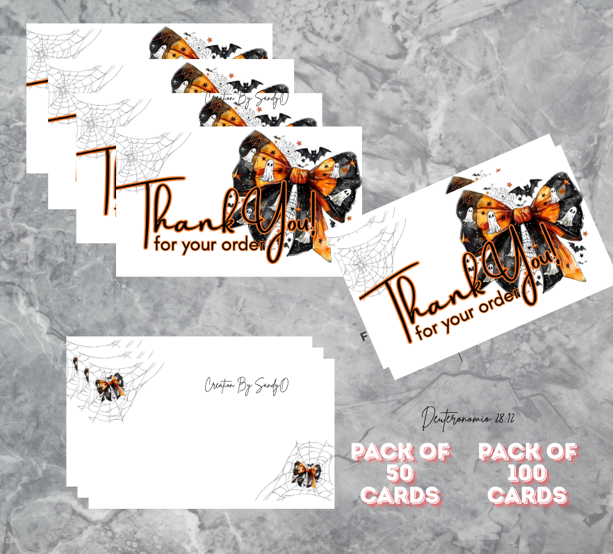 A2 | THANK YOU CARDS | HALLOWEEN