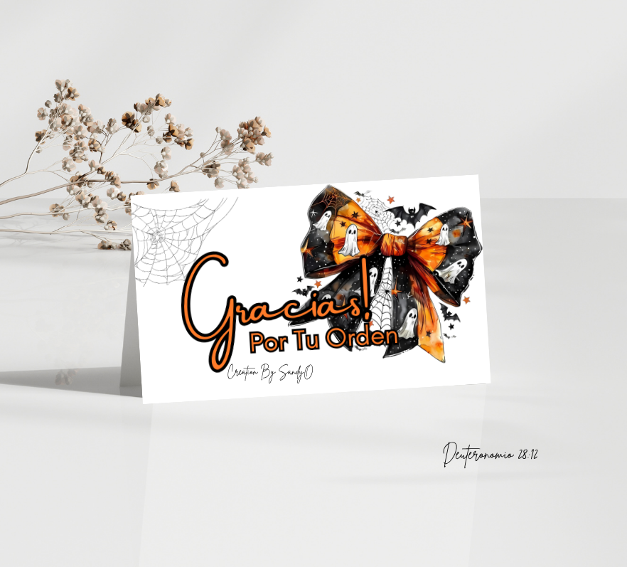 A2 | THANK YOU CARDS | HALLOWEEN