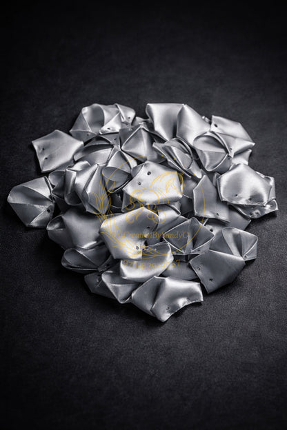 Silver Satin Petals