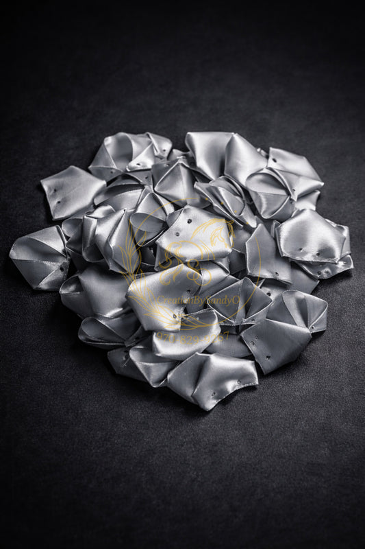 Silver Satin Petals