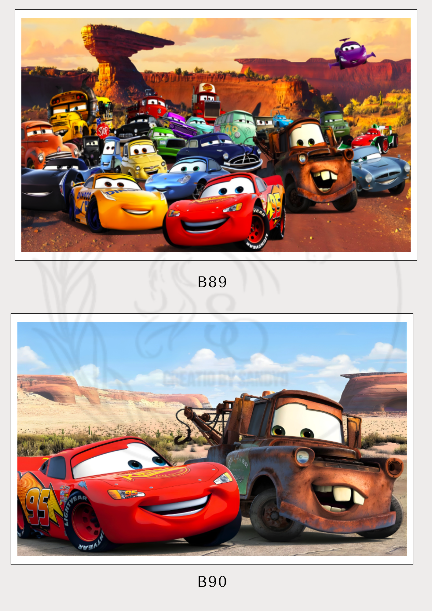 B81 - Dragon ball Z, Superman, Cars y mas..