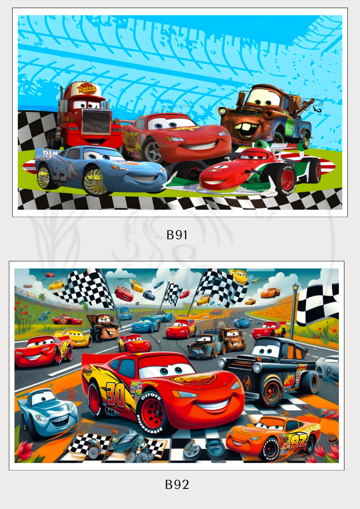 B81 - Dragon ball Z, Superman, Cars y mas..