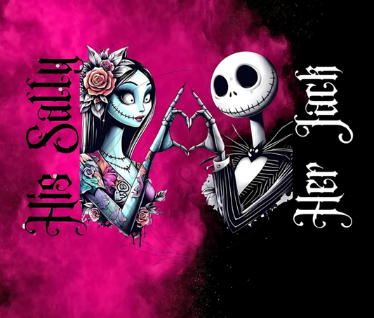 T774 | Sublimation Transfers | Jack and Sally