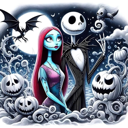 T793 | Sublimation Transfers | Jack and Sally