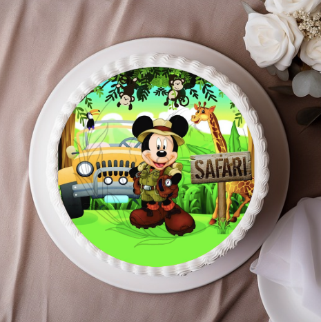 S20 | Decoración Comestible para tortas | Fiesta | Mickey Mouse