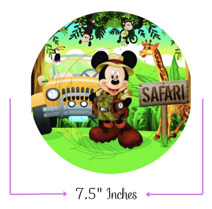 S20 | Decoración Comestible para tortas | Fiesta | Mickey Mouse