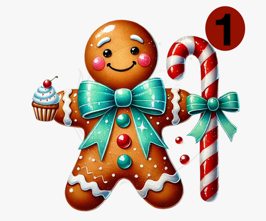 D215 DTF TRANSFERS | Gingerbread