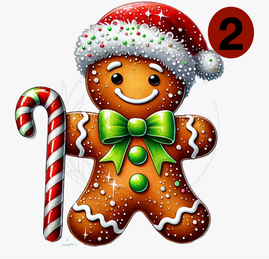 D215 DTF TRANSFERS | Gingerbread